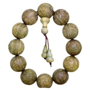 Green Sandalwood Pi Xiu Wealth Charm – Prosperity and Protection Talisman